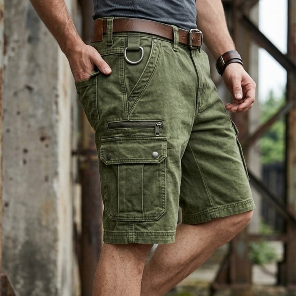 André Ferran Liam Denim Shorts