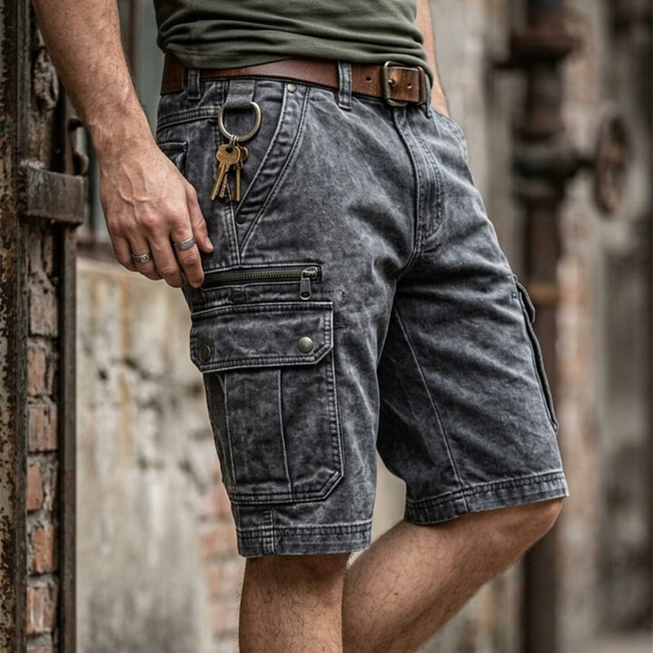 André Ferran Liam Denim Shorts