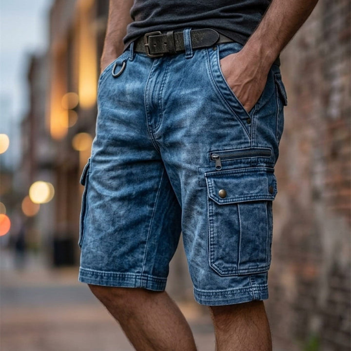 André Ferran Liam Denim Shorts