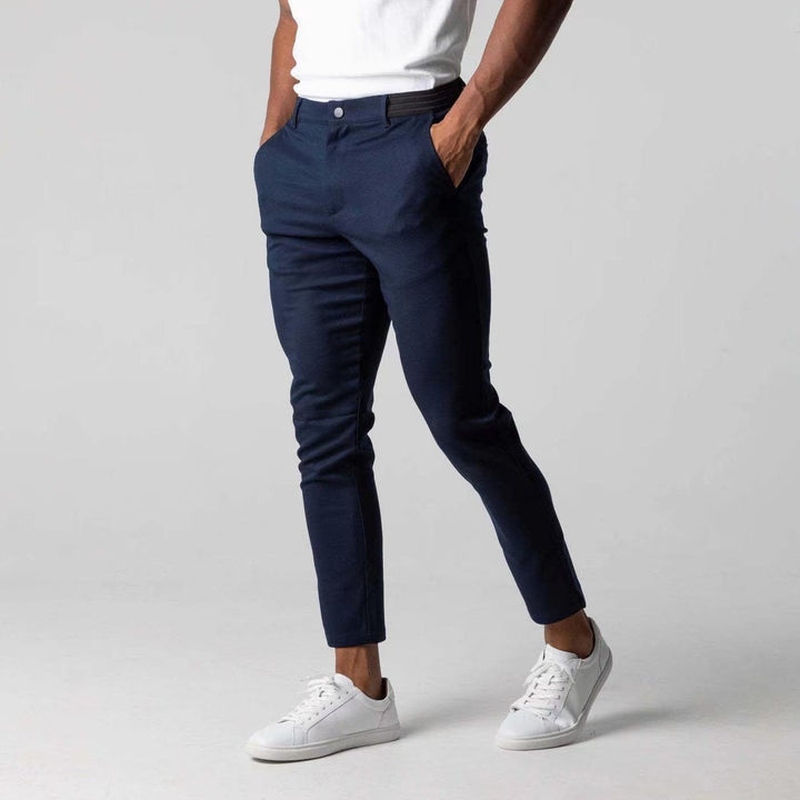 Dominik | Sportovní 4-way stretch chino kalhoty