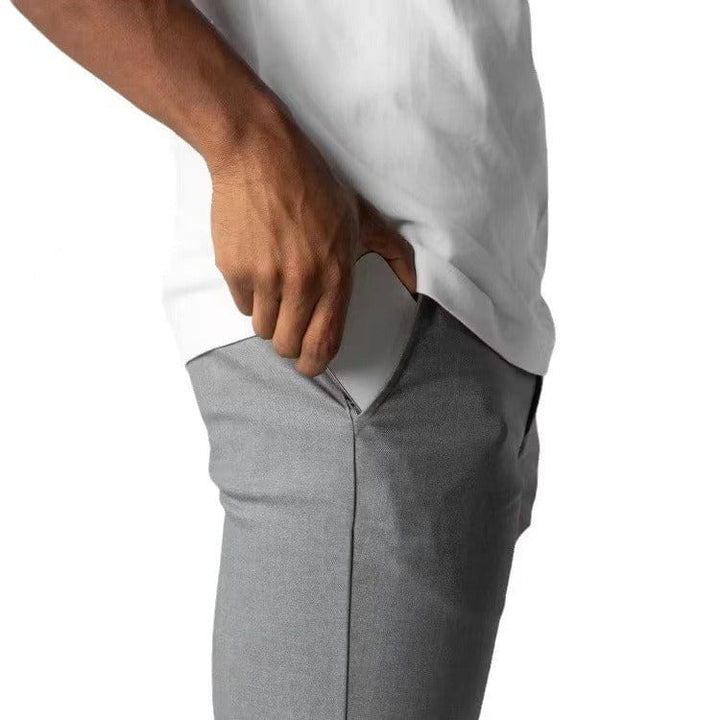 Dominik | Sportovní 4-way stretch chino kalhoty