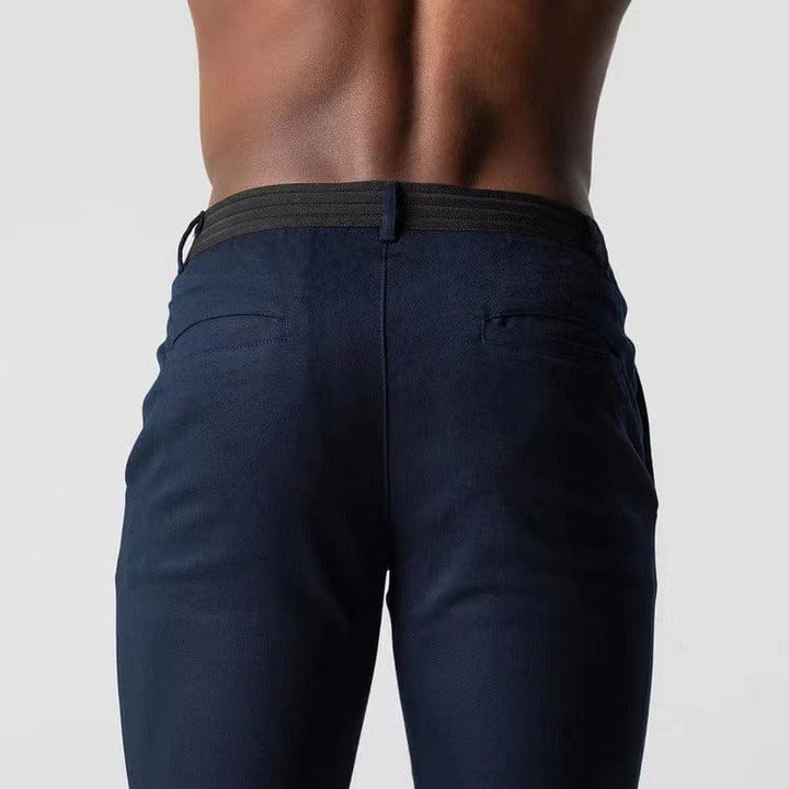 Dominik | Sportovní 4-way stretch chino kalhoty