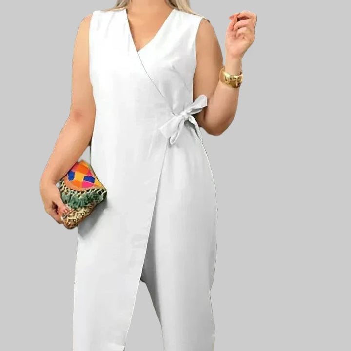 Liliane | Elegantní kombinéza s obepínajícím designem